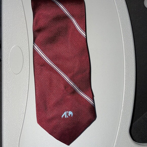 Hampton Hall Ltd Mens Formal Necktie 55"Lx3.25"W Navy Neck Tie Pure Silk - Picture 2 of 7